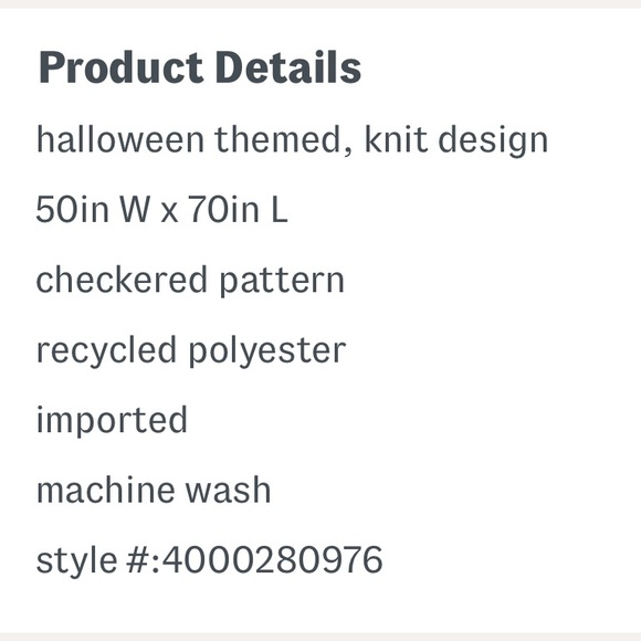 Viral Cupcakes & Cashmere pink checkered ghost Blanket - Picture 6 of 6